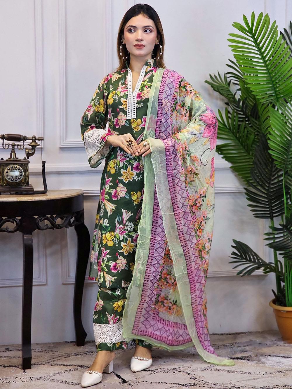 Inspired Pakistani Dress Stitched - Image 10