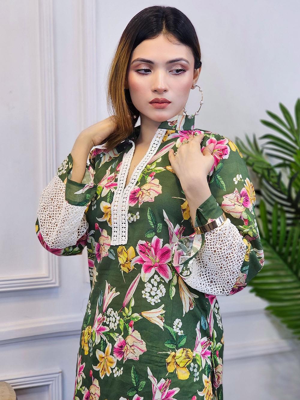 Inspired Pakistani Dress Stitched - Image 2